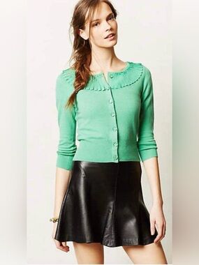 Anthropologie Field Flower Cardigan